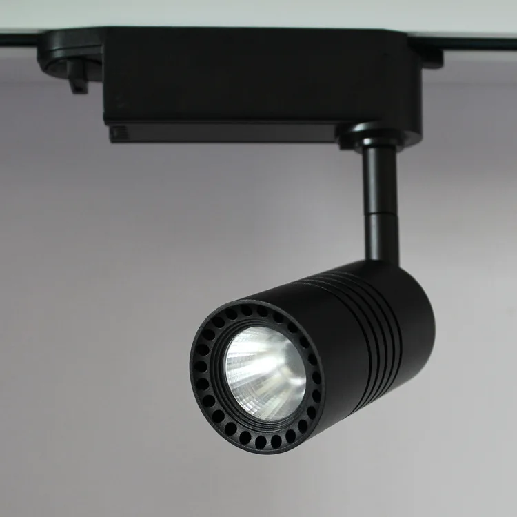 7W 12W COB LED Track light aluminum Ceiling Rail Track lighting Spot
