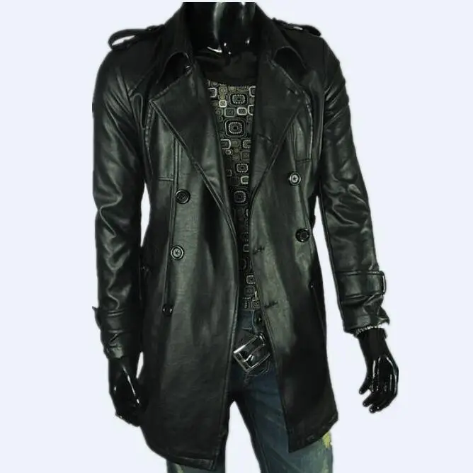 Удлиненная Кожаная Куртка Мужская Купить