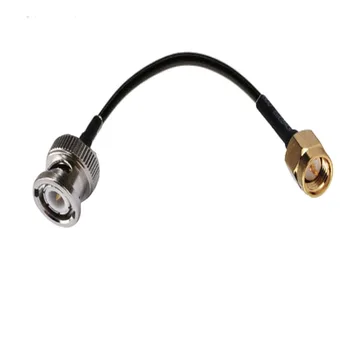

10pcs SMA Male to BNC Male Plug RF Straight Extension coax Cable RG174 10/15/20/30/50cm 1/2/3m