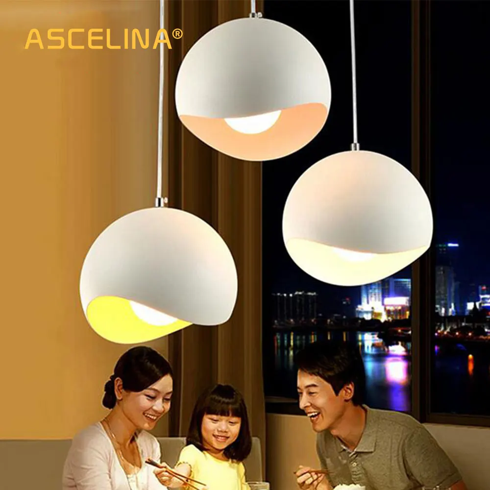 

Modern Aluminum Pendant Lamp LED bulb Foyer Lamp Dining Room pendant Light Loft Lamp Personalized creative round lamps