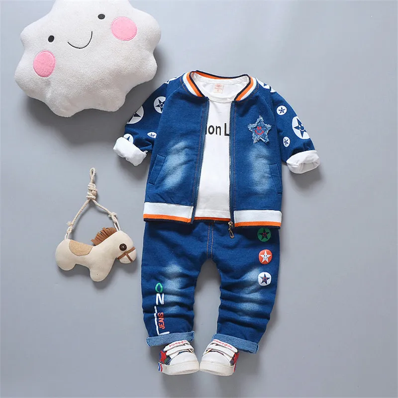 

High quality 2018 new fashion casual kid suit children set baby boy clothing baby boy clothes boys clothing clothing set
