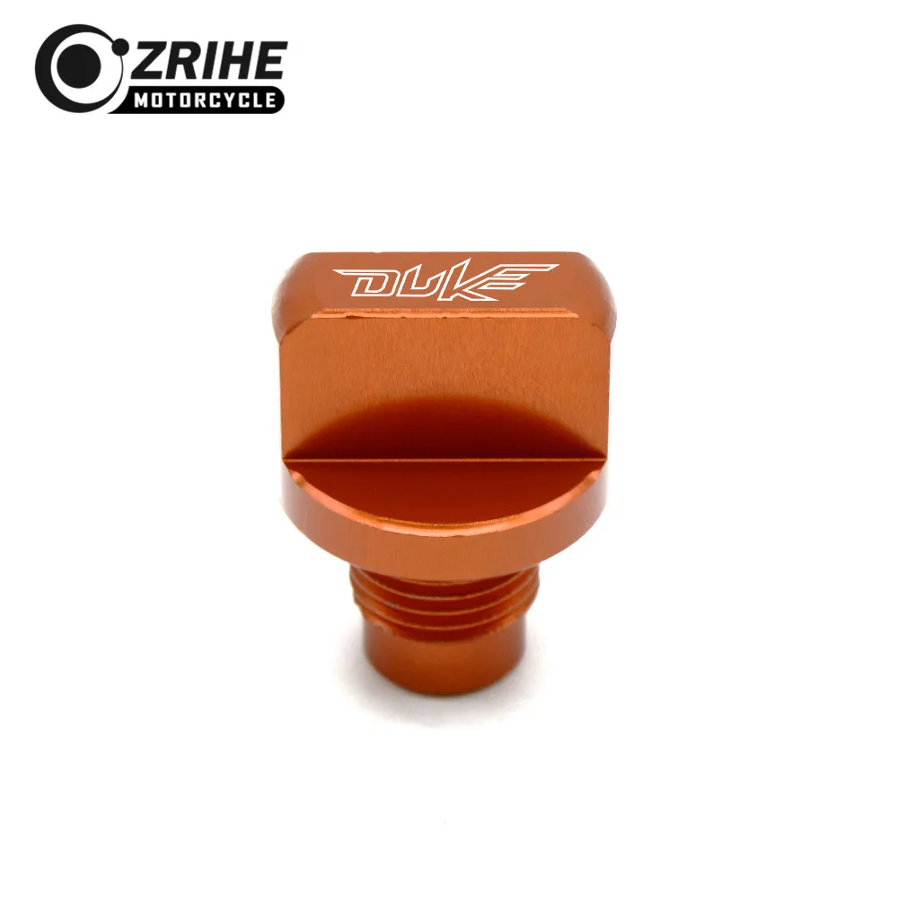 Motorcycle Accessories Orange CNC Engine Magnetic Oil Drain Plug For KTM 250 DUKE2502013 2014 2015 2016 RC200 990 DUKE 990 2009