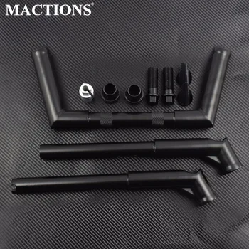 

Motorcycle 8" Rise 1-1/4" Frisco Ape Handlebar Black For Harley Sportster XL 48 Lowrider Throttle-By-Wire Models