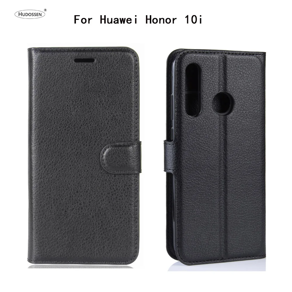 

HUDOSSEN For Huawei Honor 10i HRY-LX1T Case Flip PU Leather Back Cover Phone Accessories Bag Skin For Huawei Honor 10i Capa