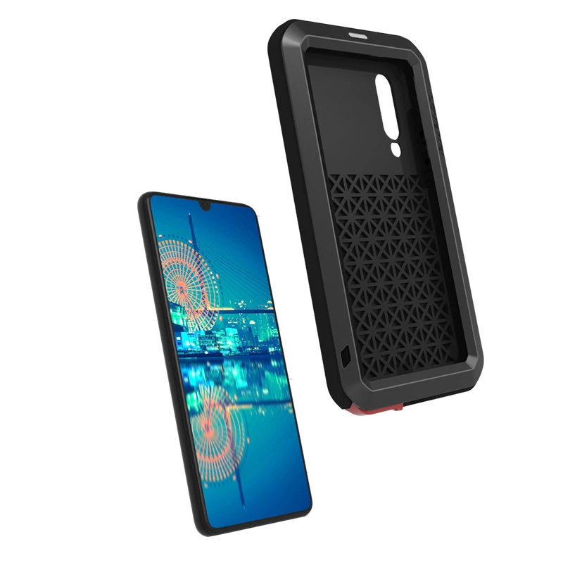 Противоударный чехол LOVEMEI для Huawei P30 Pro мощные металлические Чехлы роскошный