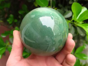 

944g NATURAL green Aventurine Jade CRYSTAL Sphere ball HEALING #A75