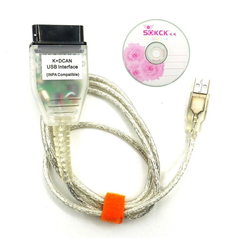 Новое поступление для BMW INPA K + DCAN USB кабель CAN Line с FT232RL или FT232RQ чип Полная