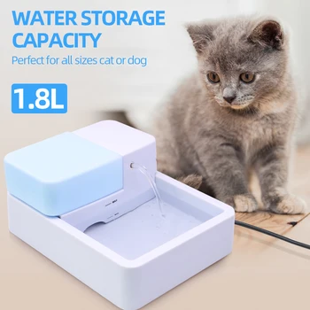 

For Cat Dog Pet Water Fountain Pet Drinking Fountain LED Light UV Function Electric Water Fountain Pet Water Dispenser