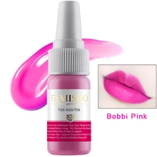Famisoo T68 Bobbi розовый Перманентный макияж губ Чистый органический жидкий пигмент Eternal чернила для бровей pigmento Татуировка набор чернил