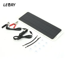 LEORY 5W 18V Solar Panel Monocrystalline Waterproof Multi-Purpose Solar Cells Charger For Mobilephone Cars Boat Motorcycle