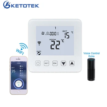 

WIFI Thermostats LCD 16A Temperature Controller Regulator Alexa Voice Control Programming Heating Thermostat Floor Heating