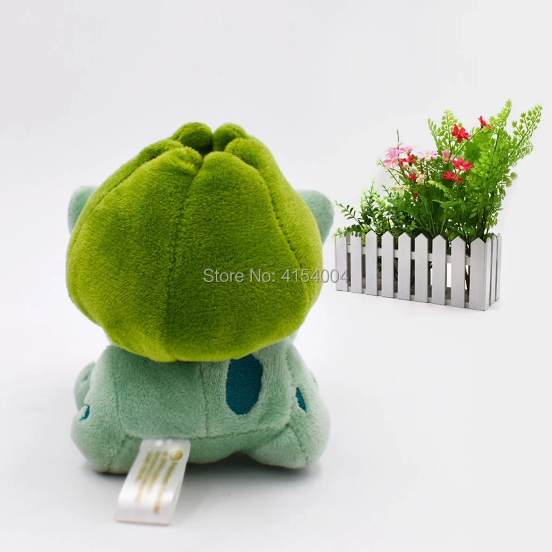 12 см аниме Peluche мультфильм кукла стиль Bulbasaur мягкие плюшевые мультфильм куклы отличный рождественский подарок игрушка для детей