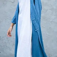 Женский халат для медитаций taoist униформа для боевых единоборств kung fu zen hanfu capeblue/серый/белый