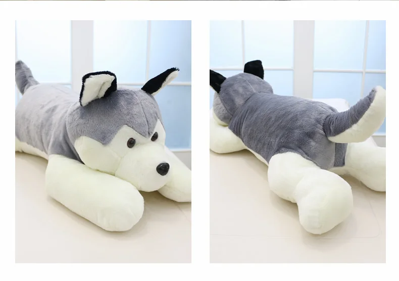 Cute Animal Husky Plush Toys Dolls Large Cartoon Dogs Valentine's Day Gifts Decoration 39inch 100cm DY50505 (6)