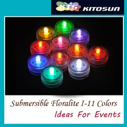 100 LED двойной RGB Цвет погружной Водонепроницаемый Floralyte I Фары центральным Декор