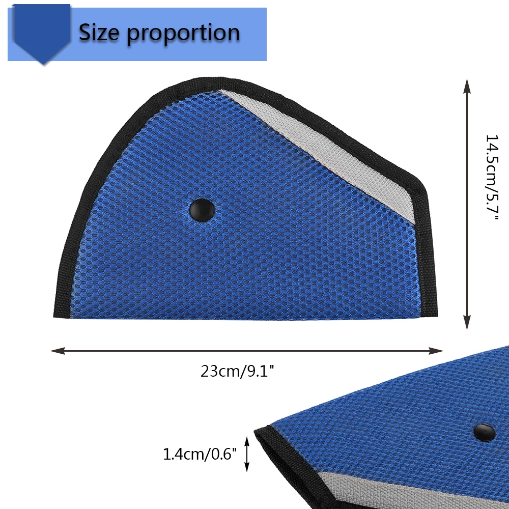 Детский автомобильный ремень безопасности для безопасности, Треугольный регулятор, устройство для автоматической безопасности, плечевой ремень, чехол для детской шеи, защитный позиционер