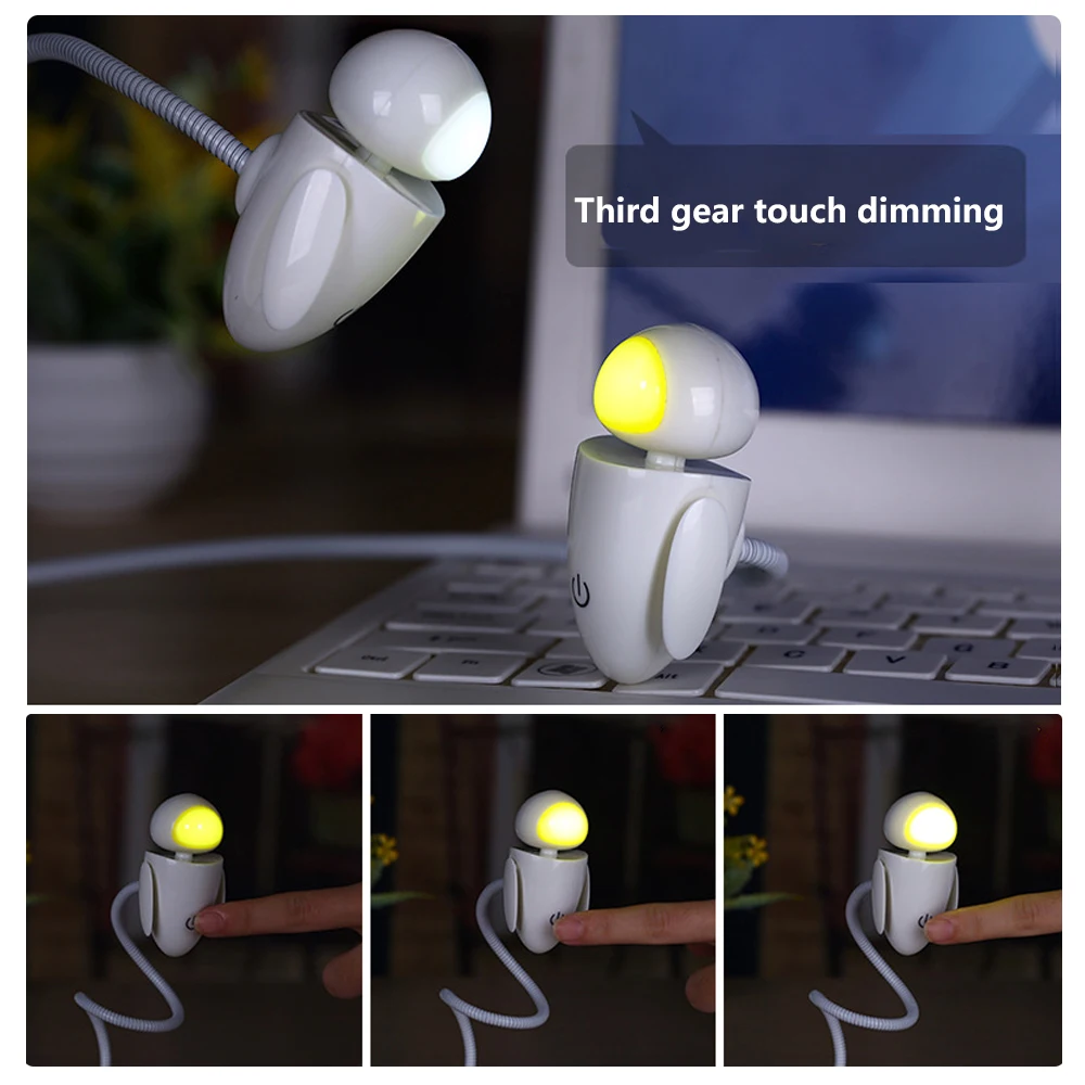  USB LED Night Light Astronaut Spaceman Batman EVEA Adjustable Carton Nightlights For Computer PC La - 32913753463