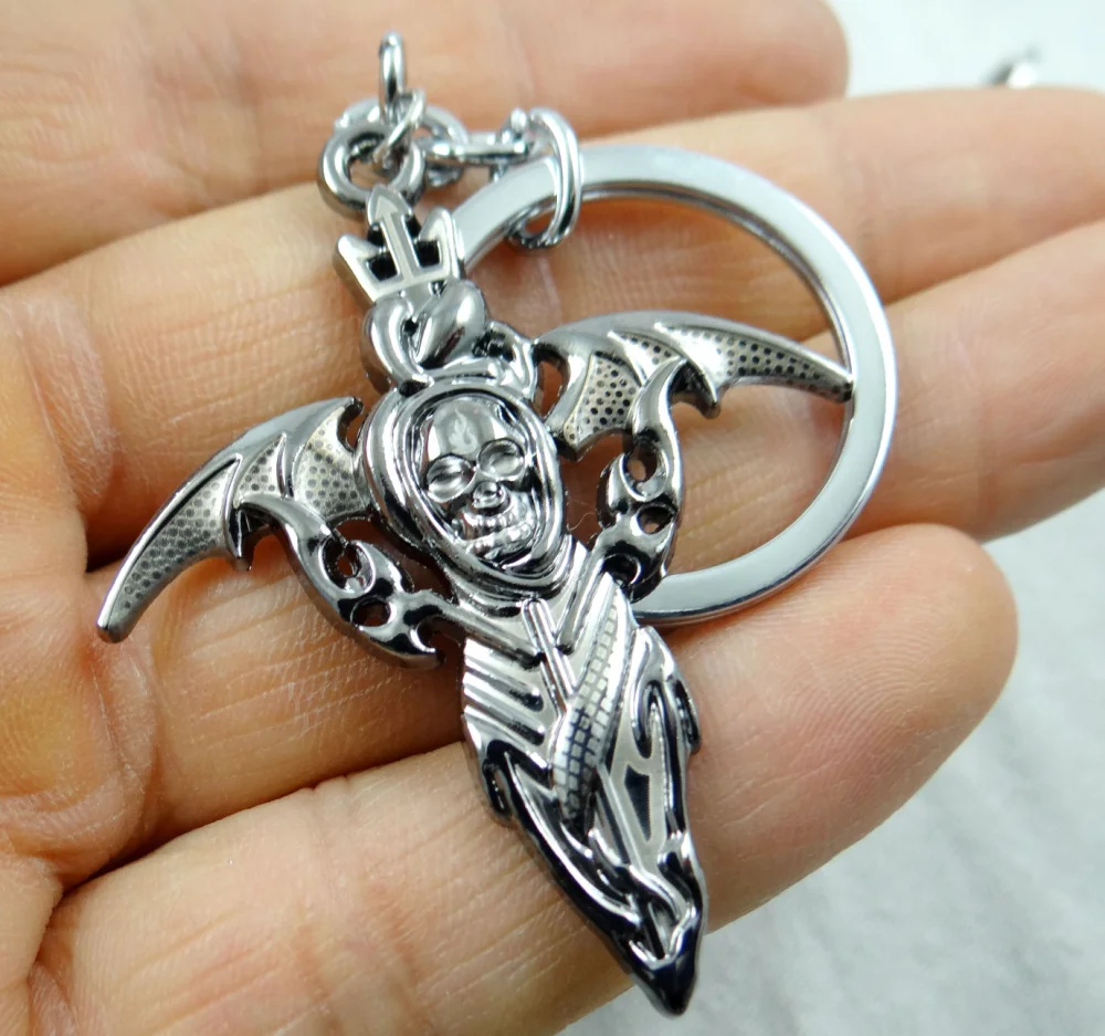 

4Pcs/lot 58*44MM Alloy key Skeleton carving key chain car pendant key chain free shipping p488