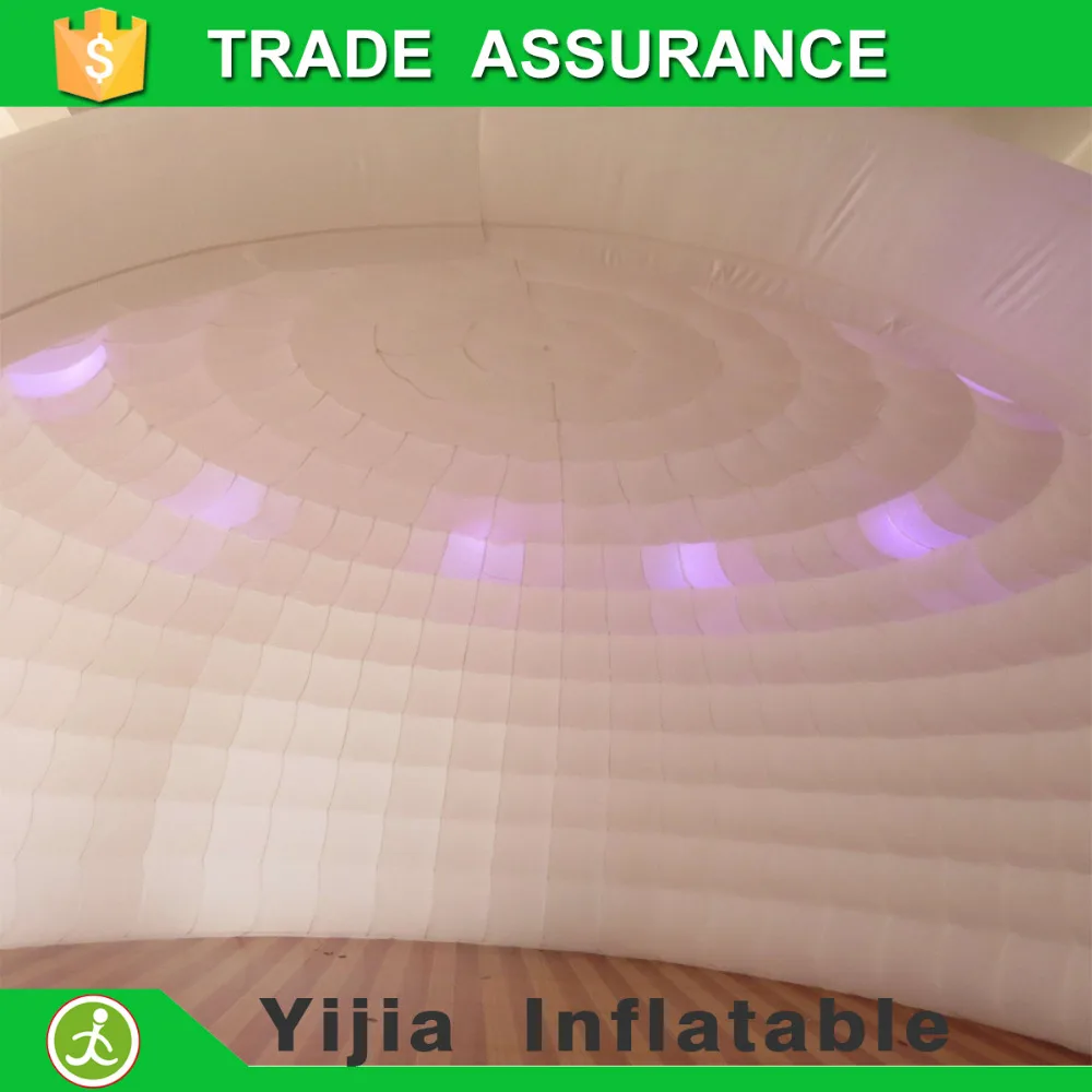 

Free shipping Romantic beautiful lighting inflatable dome tent