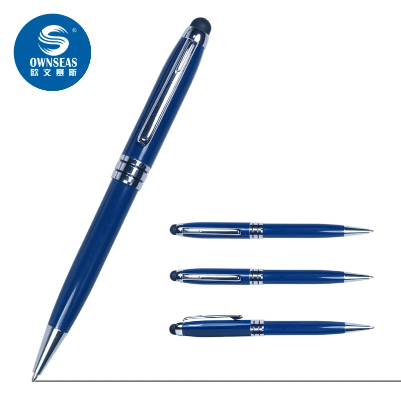 

1000pcs/lot Multi-functional metal stylus ball pen