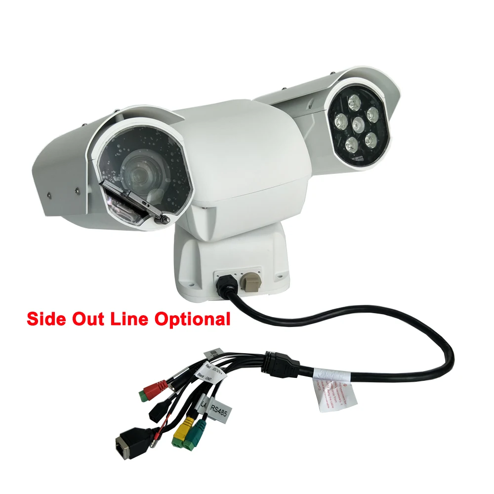 H.265 8MP ночного видения 100 м водонепроницаемый автомобильные ptz 4 К ip-камера наружного видеонаблюдения DC12V