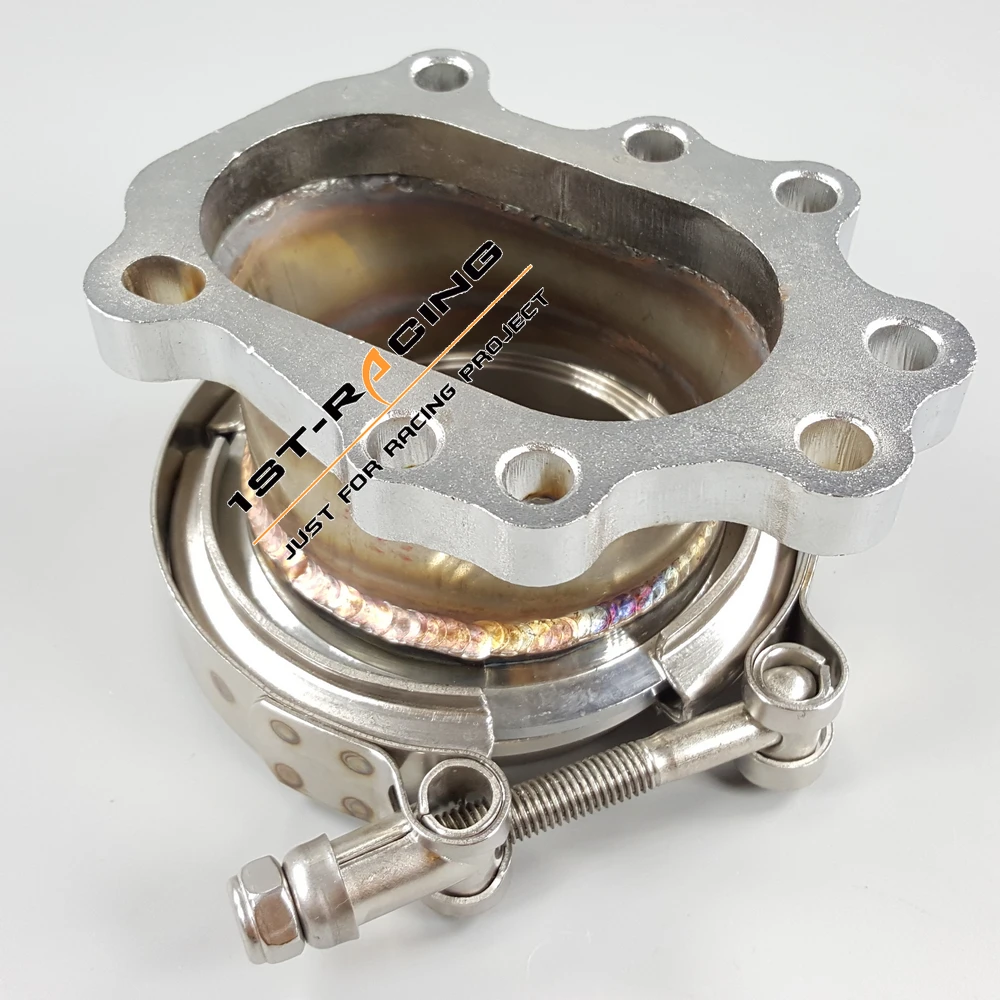 

Adaptor Turbo T2 T25 T28 flange to 3 inch v band clamp stainless steel 76mm