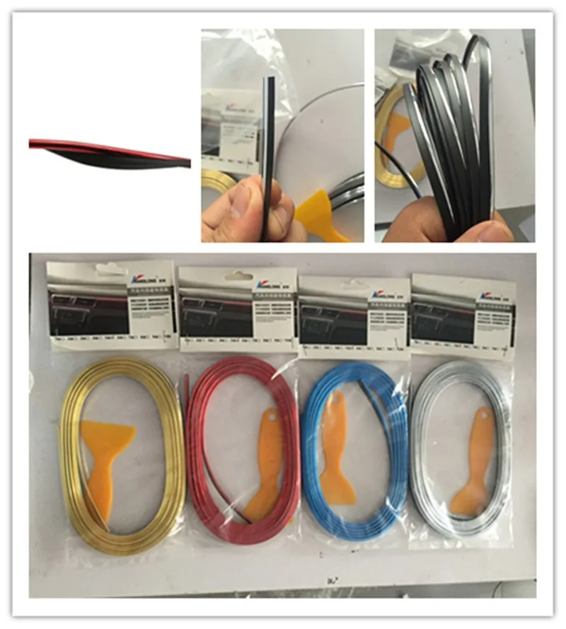 

hot car-styling Decorative thread sticker for Nissan qashqai tiida almera juke primera x-trail note Sunny March accessories