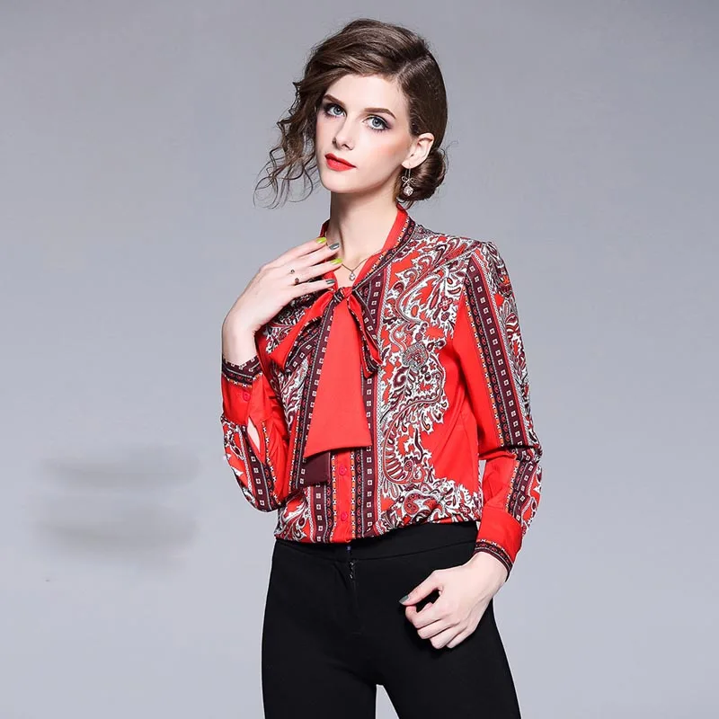 JKKFZY 2018 New Fashion Women Shirt Feminine Long Sleeves Printing Elegant Top Ladies Office Red High-Quality Shirt Blouse JKKFZY 2018 New Fashion Women Shirt Feminine Long Sleeves Printing Elegant Top Ladies Office Red High-Quality Shirt Blouse