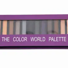 Сатин Горячая палети блеск 12 цветов телесный макияж бренд тени для век городские, Металл Матовый бронзатор баров, корейская косметика красоты