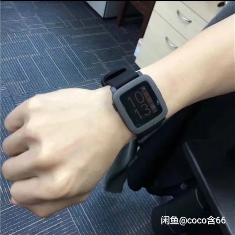 ZycBeautiful умные часы для iPhone и Android, многофункциональные умные спортивные часы PEBBLE Time, водонепроницаемые 5-атм