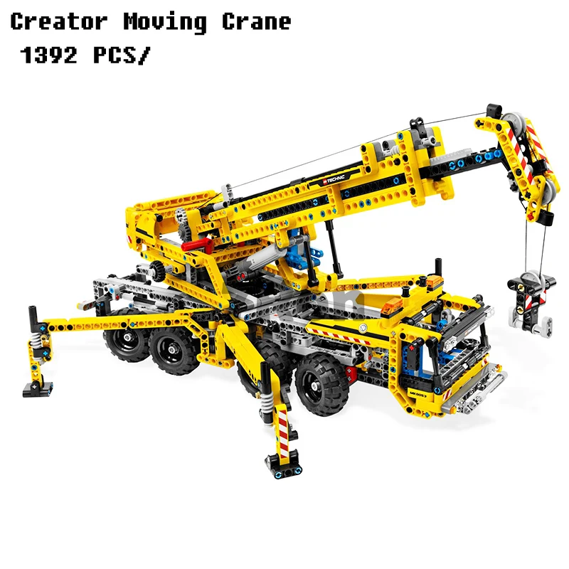 

Models building toy 20040 1392pcs Creator Moving Crane Building Blocks Compatible with lego Techinc Series 8053 toys & hobbies
