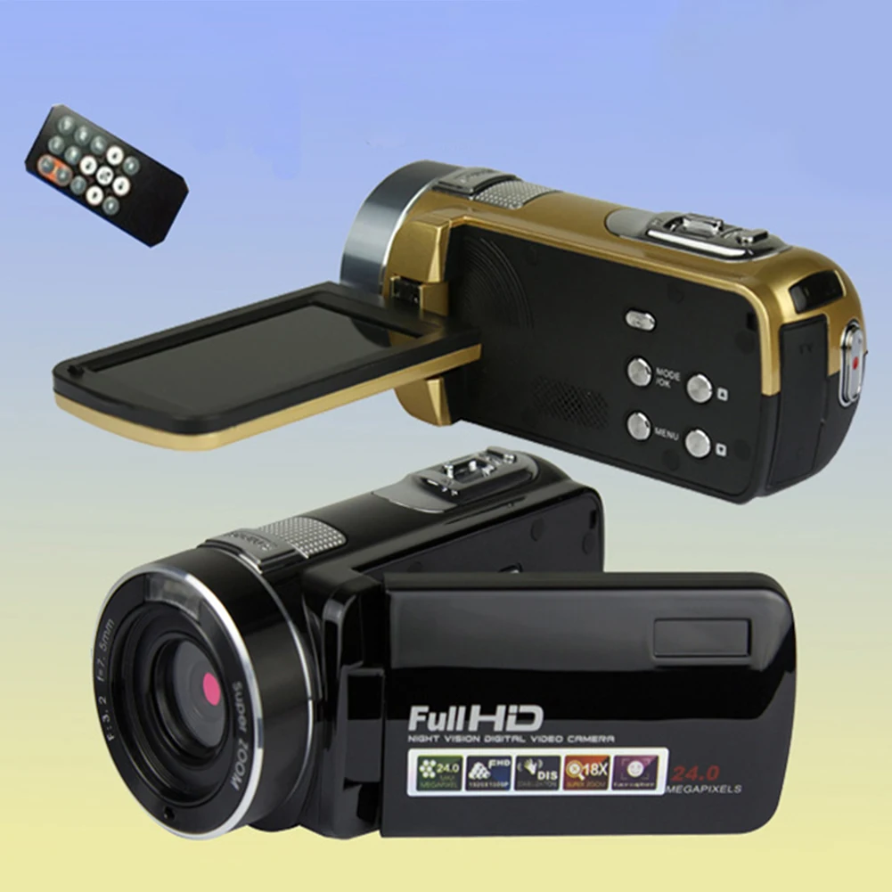  Durable 24 Million Pixels With Plug Infrared Digital Handheld Camera Recorder LCD Screen Night Visi