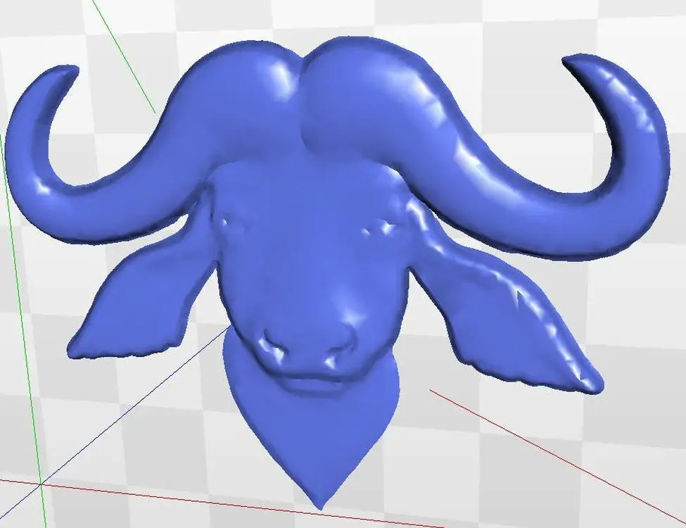 

buffalo_1 relief 3d model  for cnc in STL file