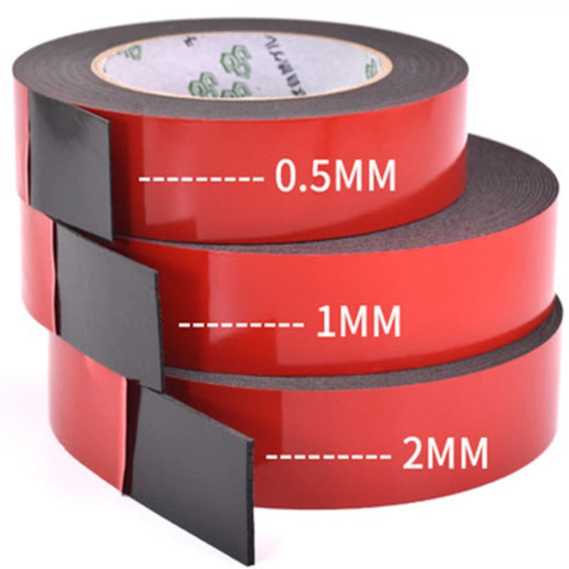 2pcs/1pcs 0.5mm-2mm Thickness Super Strong Double Side Adhesive Foam Tape For Fixing Pad Sticky - Tape - AliExpress