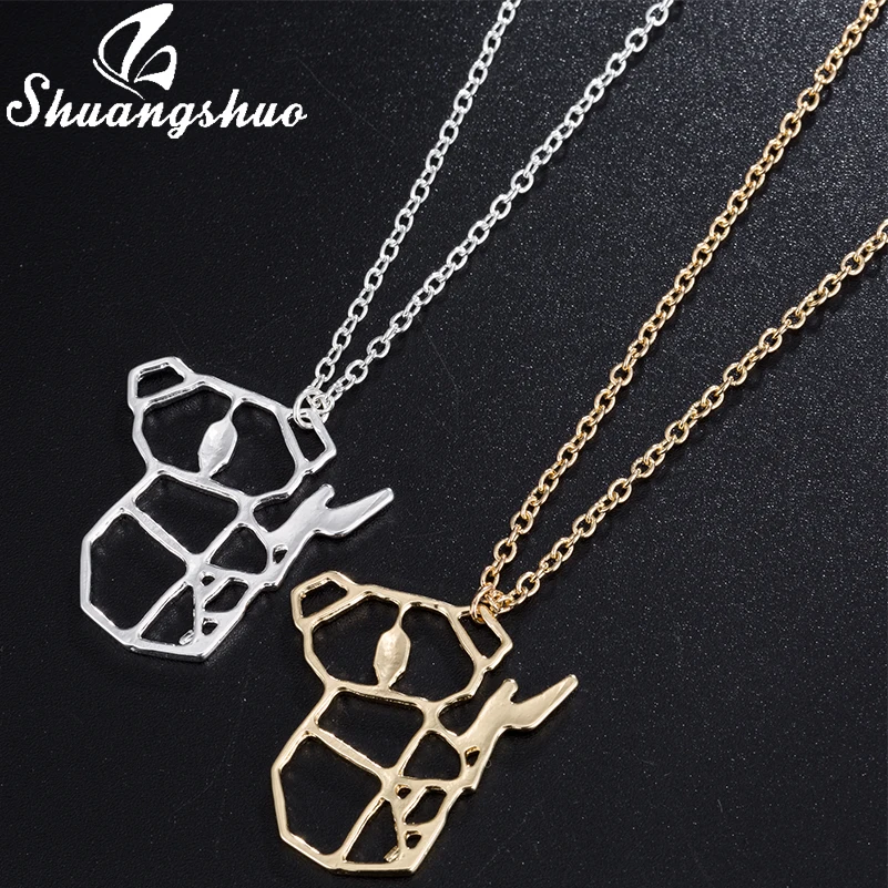 Shuangshuo этническое оригами ожерелье коала для женщин животное ожерелье Чокер Ожерелье Лучших Друзей Ожерелье s& Подвески ожерелье