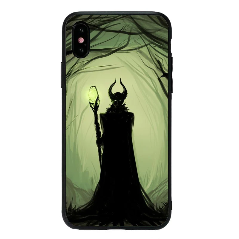 Sleeping curse Maleficent Mobile Phone Case For iPhone 11 11Pro MAX 10 X XS Max XR 5 5S SE 6 6S 7 8 Plus Soft TPU Phone Cover