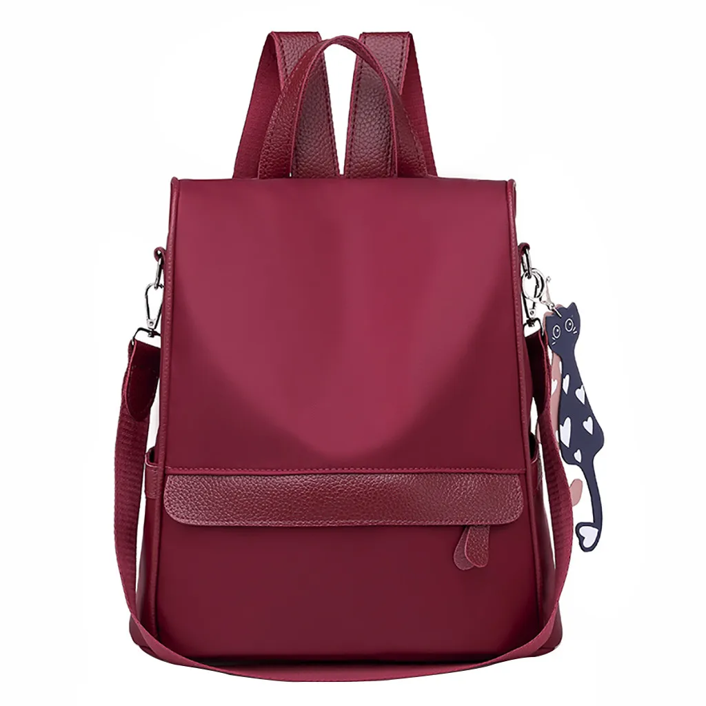 

xiniu fashion Women Oxford Casual Backpack Wild Travel Casual Student red Oxford Bag Backpack Mochila#ES5