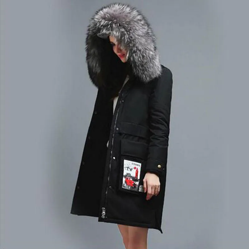 Canard Laveur Épaissir Parkas Collar Raton Grand Collar Veste big De Collar Coupe Réel Naturel D'hiver 2018 Épaississement 90 Manteau vent Chaud Duvet Femmes Small Fourrure small Blanc Fur nqxRUTqWX