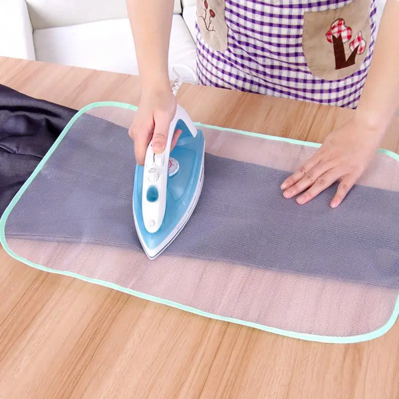

1PC Protective Cover Ironing Board Press Iron Mesh High Temperature Ironing Cloth Ironing Insulation Pad Home Accessories