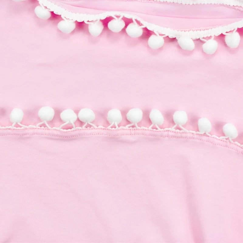 Jual Sederhana Lembut Anggun Bayi Lembut Kain Kasa Swaddle Selimut Pom Pom Swaddle Pembungkus Baru Lahir Fotografi Alat Peraga