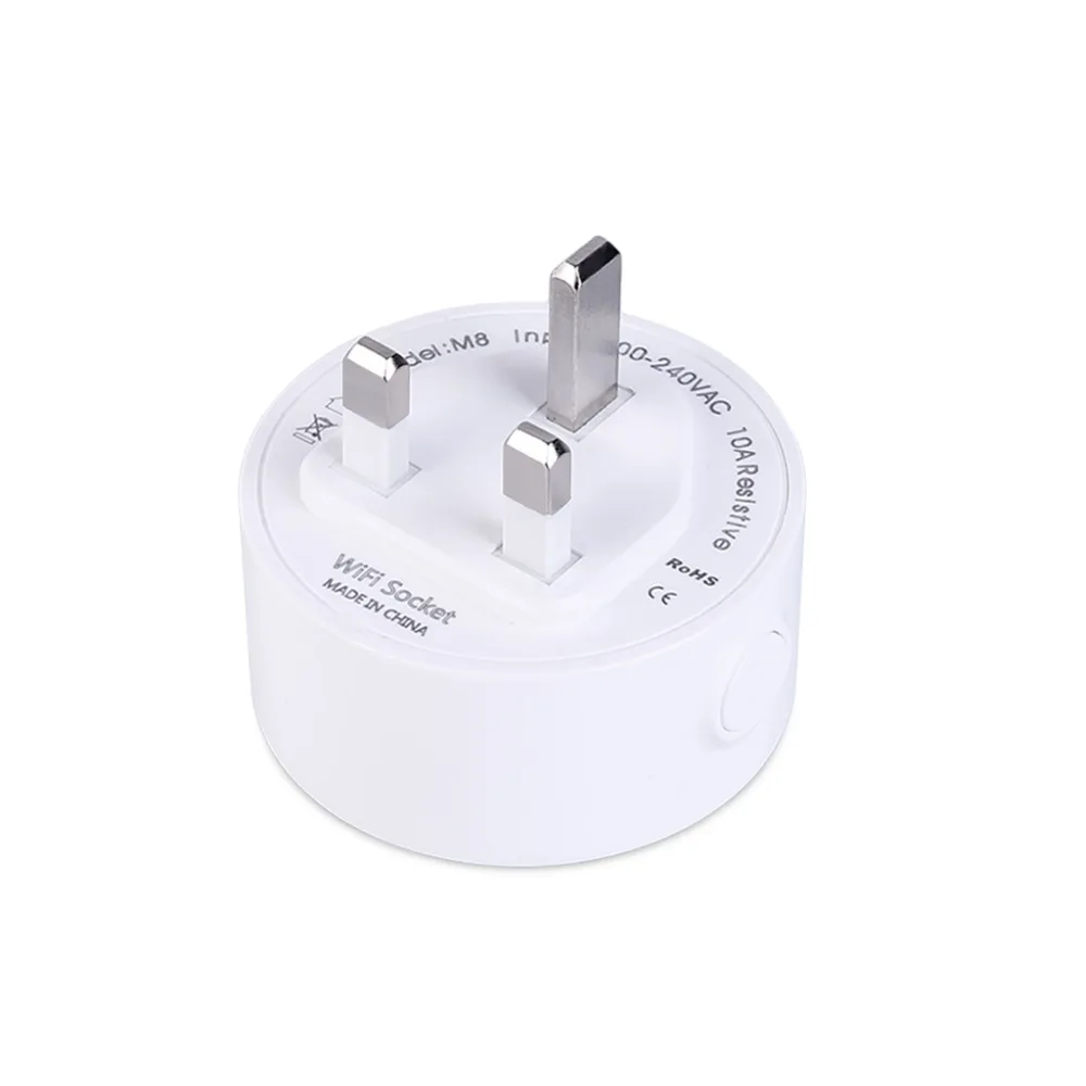 

WiFi Smart Phone Remote Control Timer Switch Power Socket Voice Control UK Plug
