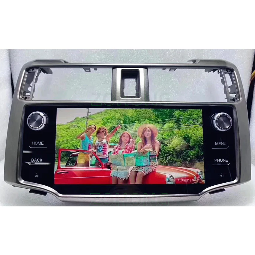 Sale 2 din Octa 8 Core PIP Android Car DVD Multimedia Player for Toyota 4Runner 4 runner aotoradio CAR GPS Navigation Radio stereo BT 2