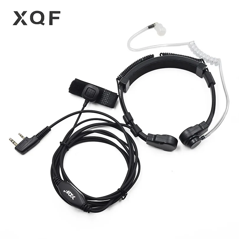 

Extendable Throat Microphone Mic Earpiece Headset for CB Radio Walkie Talkie BAOFENG UV-5R UV-5RE Plus UV-B5 UV 6R GT-3 UV-5X