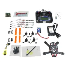 F16895-C DIY FPV Drone CC3D 150mm Mini RC Quadopter 3100KV Motor BLHeli + OPTO 16A ESC +6CH Transmitter +1000MAH Battery