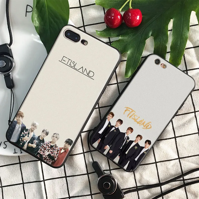 

FTISLAND KPOP Band Coque Soft Silicone TPU Phone Case Cover Shell For Apple iPhone 5 5s Se 6 6s 7 8 Plus X XR XS MAX