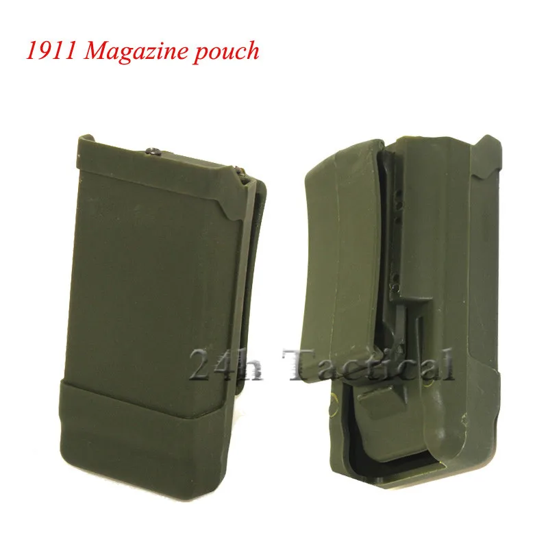 

High Quality Airsoft 1911 Single Magazine Pouch Quick Draw Holster Magazine Left Right Handed Tactical Clip Mag Pouch