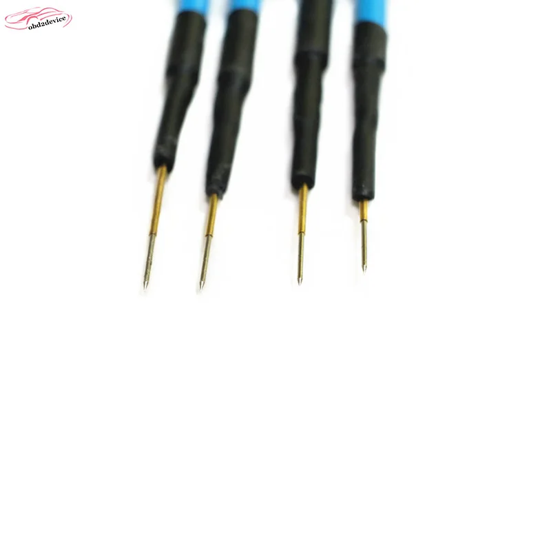 Зонд ручки 4pcs булавки подключить кабель с разъемом для подзарядки светодиодный
