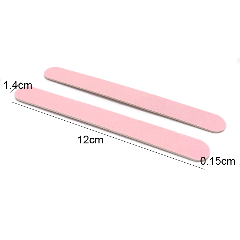 200X крепкая Толстая пилка для ногтей деревянная одноразовая шлифовальная розовая 15 см пилка для ногтей аксессуары для гель-лака пилки салонные инструменты
