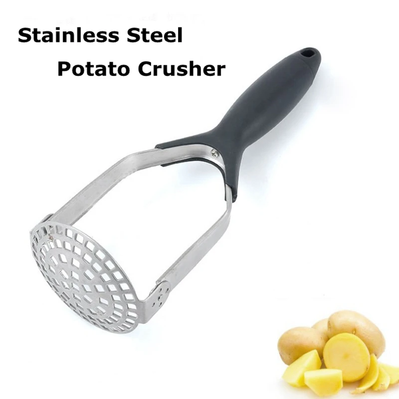 2017 Kitchen Accessories Stainless Steel Potato Masher Easy Use Masher Ricer Puree Vegetable Fruit Press Maker