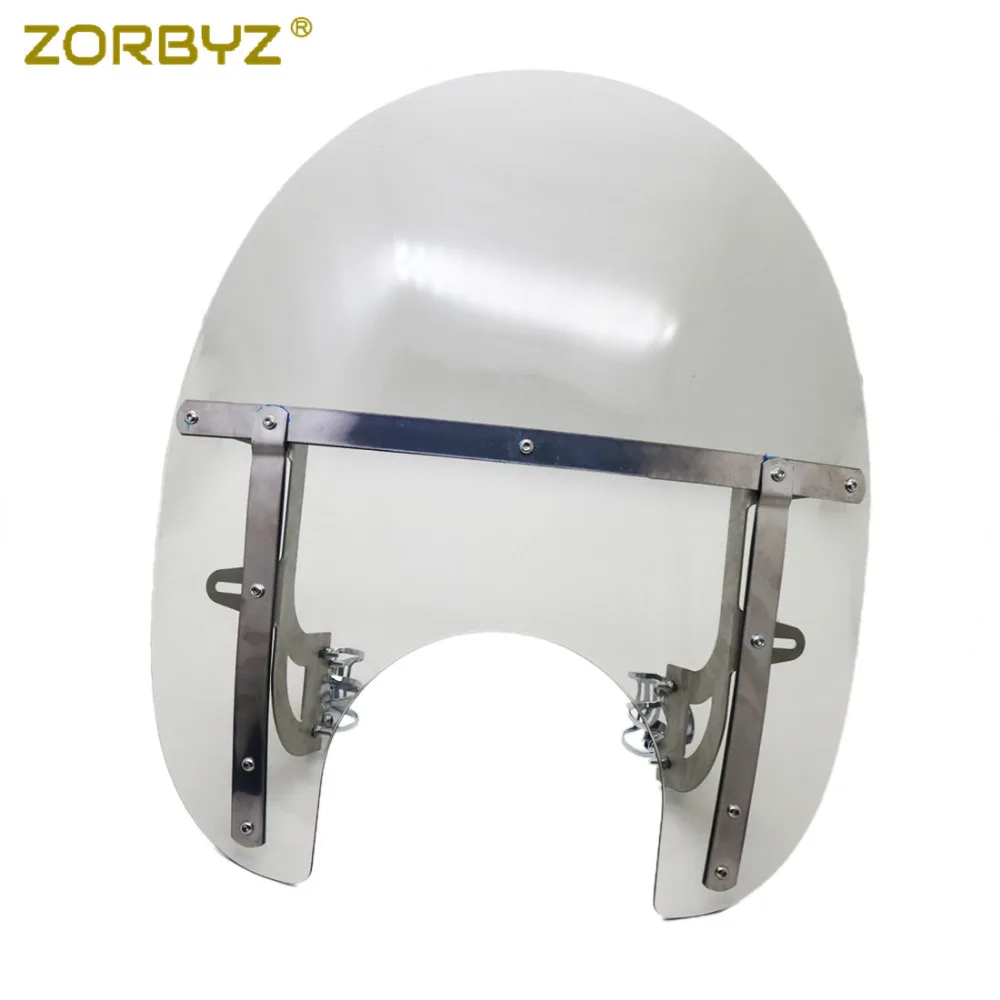 ZORBYZ Универсальный дефлектор для чайного мотоцикла Лобовое стекло крепление